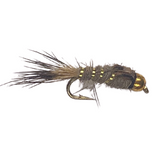 Bead Head Hares Ear Nymph fly in Natural